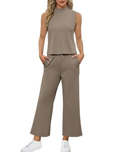 Algodón orgánico Poliéster vintage lavado liso Fabricantes al aire libre esencial Pullover básicos Fleece mezclado 2 piezas conjunto mujeres - Product Image 2