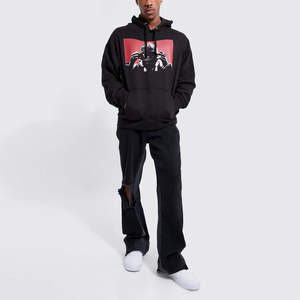 Sweat-shirts à capuche pour hommes élégants, 100% coton, impression à l'écran, vente chaude, respirant, confortable, haute qualité, facile à laver - Product Image 6