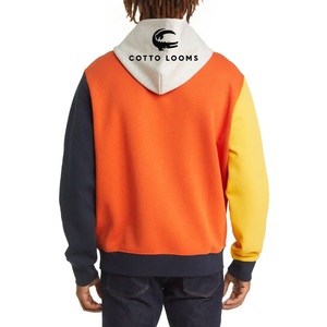 Nouvelle arrivée sweats à capuche unisexes respirant taux d'usine couleur unie pull polaire coton mélangé premium mode streetwear porter - Product Image 3