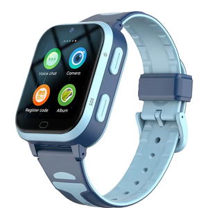 Qc AX5 trẻ em Android Smartwatch 4G GPS Sim SOS cuộc gọi video Camera 1 + 8GB IP67 ứng dụng điều khiển Tracker 2025 mô hình la bàn bằng giọng nói vuông - Product Image 1