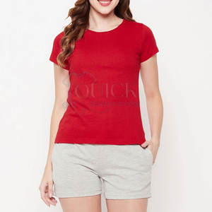 Shorts Casuales de Algodón 100% para Mujer, por Encima de la Rodilla, con Bolsillos, Suaves, Transpirables, para Verano, con Logotipo Personalizado 2025 - Product Image 1