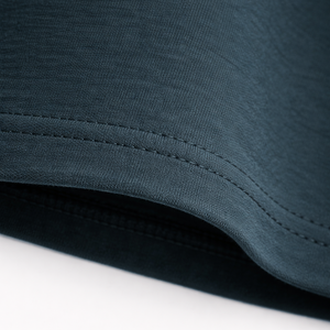 Camiseta de cuello redondo para hombre, color verde azulado oscuro, de manga corta, informal, básica, para uso diario y estilo urbano - Product Image 6