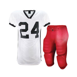 Vente en gros d'uniformes de football américain OEM personnalisés sublimation fournisseur d'usine vêtements d'équipe vêtements de sport respirants tissu doux à séchage rapide - Product Image 4