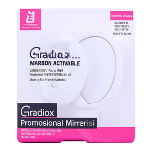 Specchio in Fibra di Grano Gradiox, Gadget Promozionale Sostenibile Realizzato con Materiale Ecologico - Product Image 2