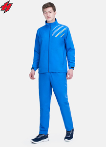 Nouveau léger coupe-vent survêtements ensemble pour hommes personnalisable 100% Polyester veste mince complet survêtement en gros de haute qualité - Product Image 4