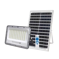 Projecteur LED solaire Tristar TS, garantie 2 ans, télécommande, IP65, montage mural ou au sol pour jardin, autonomie 4 à 6 heures, lumière du jour 5000K