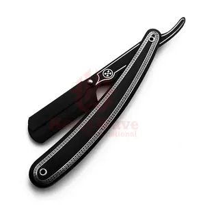 Lightweight Easy To Use Professional Black Parker Straight Barber Razor Folding Razor Single Edge Salon Level Grooming Razor g