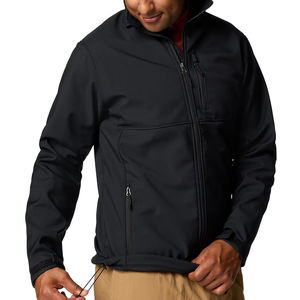 Chaqueta Softshell Azul Premium para Hombre, para Senderismo al Aire Libre, Diseño Cortavientos con Bolsillo en el Pecho y Cuello Alto, Estilo Casual - Product Image 3