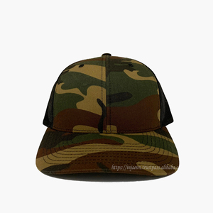Chapeaux de camionneur camouflage uni de haute qualité 6 casquettes de camionneur panneau maille couleur personnalisée conception personnalisée Logo casquettes de sport Vietnam - Product Image 1