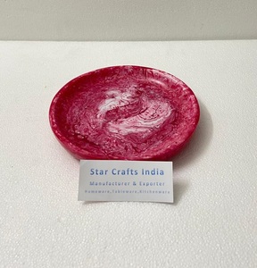 Cuenco de resina japonesa de colores personalizados, frutero grande de Material ecológico, ensaladera de madera de resina de alta calidad - Product Image 2