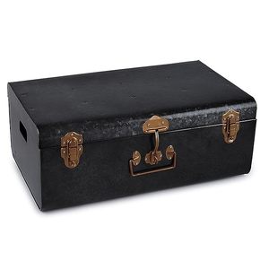 Caja de maletero de almacenamiento Rectangular negra hecha a mano de gran oferta a bajo precio de la India - Product Image 6