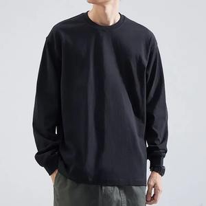 Camiseta holgada de manga larga para hombre, sudadera con cuello redondo, capa Base interior blanca, venta de velocidad superior a través - Product Image 2