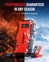 GOOLOO GT3000 Démarreur de secours haute puissance 3000 ampères 12V pour camion, kits de démarrage automobile, banques d'alimentation, affichage numérique, lumière LED, IP65