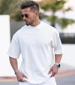 Camiseta unisex de gran tamaño Menes, Camiseta 100% de algodón de alta calidad con estampado de soplo pesado personalizado, camiseta lisa para hombre - Product Image 3
