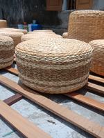 Coussin de jacinthe d'eau Pouf de paille rustique pour la méditation coussin de paille pour siège de pique-nique suspendu TAM VN du Vietnam