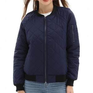 Chaqueta Bomber Personalizada con Logotipo Bordado para Mujer, Mejor Precio, Ropa de Abrigo para Invierno, Chaquetas Bomber Cálidas para Mujer - Product Image 1