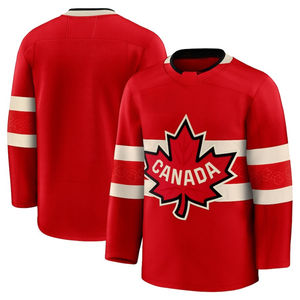 Vente en gros Maillot de hockey sur glace professionnel/Maillot de hockey sur glace à col en V personnalisé pour hommes - Product Image 1