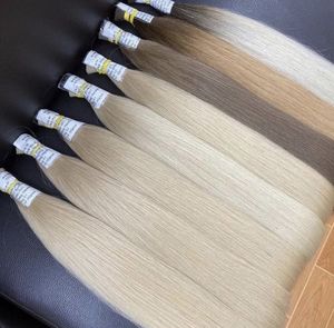 Venta al por mayor producto de moda caliente de color rubio recto sin procesar cutícula alineada pelo a granel 100% Vietnam extensiones de cabello humano - Product Image 4