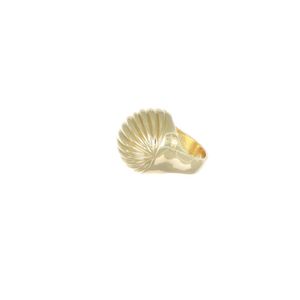 แหวนเงินลายทางชุบทอง18 KT ทำจากอิตาลีที่ดูทันสมัยในทุกโอกาส - Product Image 3