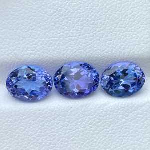 กะรัตพลอย Tanzanite สีฟ้า100% ธรรมชาติขนาด3มม. ปรับแต่งได้ - Product Image 5