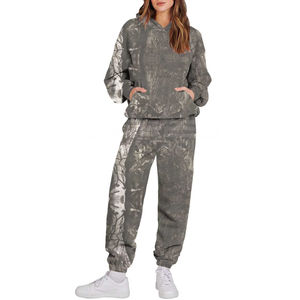 2025 survêtements pour femmes premium Design d'usine 100% pantalons de survêtement et sweats à capuche ensembles Jogging survêtement pour femmes - Product Image 5