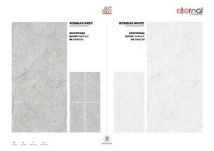 Azulejos de Porcelana Premium de 600x1200 mm, Patrón Único de Vetas de Granito, Superficie Lisa, Interiores Modernos para Villas - Product Image 4