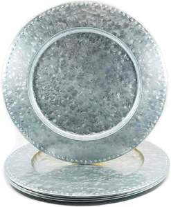 Placas de cargador de calidad Premium decoración de boda placas de melamina hogar Hotel restaurante placas de cargador boda platos decorativos - Product Image 2