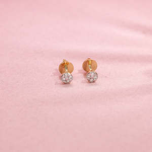 ต่างหูเพชรทรงกลม Eternal Glint - Product Image 6