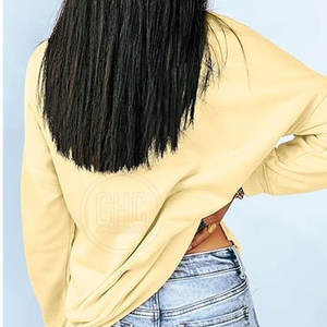 Jersey personalizado para mujer, sudaderas, ropa de invierno, ropa con logotipo impreso en la parte delantera, método de tejido no tejido - Product Image 4