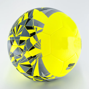 Balón de fútbol con unión térmica de color amarillo alto, textura de PU de calidad para competición de práctica para equipos de Club, jugadores, fútbol de calidad FA - Product Image 1