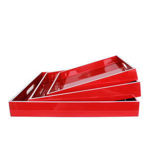 Haute qualité fait à la main Vietnam laque plateau ensemble décoration de la maison laque - Product Image 6