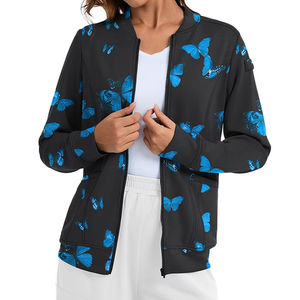 Uniformes Médicos para Mujer al por Mayor, Uniformes Quirúrgicos de Rayón y Elastano, Chaquetas de Hospital Elásticas para Enfermería, Impresión por Sublimación - Product Image 6