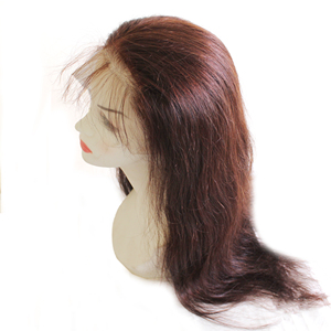Perruque en soie cheveux bruns la plus vendue attachée à la main 100% humaine, met en évidence le haut de cheveux européens dentelle génie trame perruque haut en soie - Product Image 6