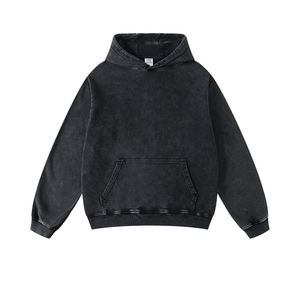 Sudadera con Capucha de Algodón 100%, Estilo Nuevo, Sin Cierre, Talla Grande para Hombre, Tejido de 410 Gramos, Color Sólido, Ropa Regular para Hombre, Sostenible - Product Image 4