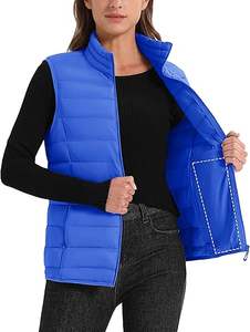 Venta Directa de Fábrica, Chaleco Acolchado con Cierre y Cuello en V, Personalizable, Transpirable, de Alta Calidad, para Hombre, Invierno, Casual - Product Image 6