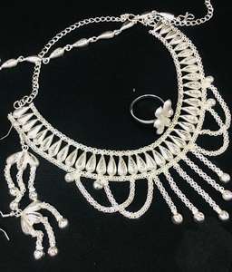 Dubai clásico diamante circón perla aleación boda aniversario joyería regalo mujer collar cadena moda cadenas collares - Product Image 2