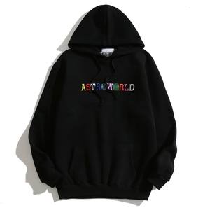 เสื้อสเวตเตอร์ผ้าฟลีซเทอร์รี่แบบสวมหัวพิมพ์โลโก้ได้ตามต้องการเสื้อสเวตเตอร์สไตล์ฤดูหนาวผ้าฝ้าย100% ปักลาย - Product Image 1