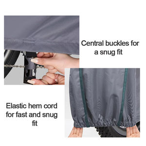 Housse de protection pliable pour vélo et moto, en polyester Oxford imperméable, de qualité supérieure pour l'extérieur - Product Image 4