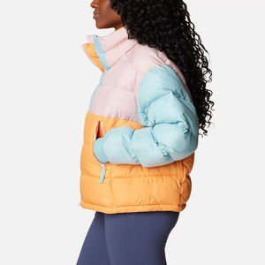 Veste à bulles confortable entièrement tricotée avec col montant manches longues caractéristique respirante prix de gros veste à bulles - Product Image 2