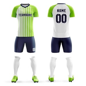 Tenue de football personnalisée de haute qualité, respirante, coupe-vent, anti-poussière, en polyester, unisexe, pour joueurs adultes - Product Image 4