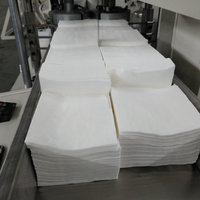 Machine automatique de pliage de serviettes de table et de serviettes de cocktail avec engrenage certifié CE, 700-800 pièces/min, 380V 50Hz, garantie 1 an