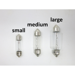 Bombilla torpedo festoon de 6V 5W para luz trasera Lambretta LI S1 + S2 + TV1 + TV2 - Product Image 3