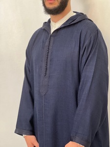 Túnica Marroquí para Hombre, Calidad Premium, Estampado Digital, Antiarrugas, Corte Holgado, Manga Larga, Poliéster, Abaya XXL, Hecha a Mano, Nueva - Product Image 3