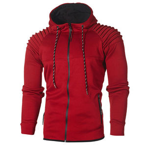 Chándal con capucha de color de contraste fresco para hombre, conjunto de ropa deportiva de 2 piezas para Hip Hop, correr, trotar, ciclismo, deportes, precio razonable - Product Image 6
