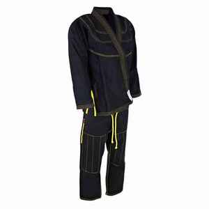 ชุดยูนิฟอร์มศิลปะการต่อสู้พิมพ์โลโก้แบบกำหนดเองใหม่สำหรับขาย ชุดยูนิฟอร์มบราซิลเลียนยิวยิตสูคิโมโนผ้าโพลีเอสเตอร์ผสมคอตตอนน้ำหนักเบา - Product Image 2