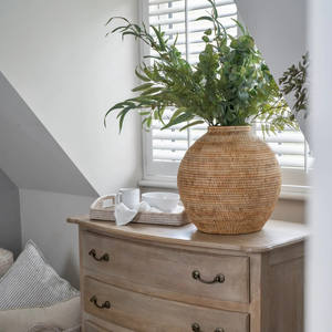 Florero de mimbre tejido a mano para decoración del hogar, florero Vintage, botella de flores, planta antigua - Product Image 4