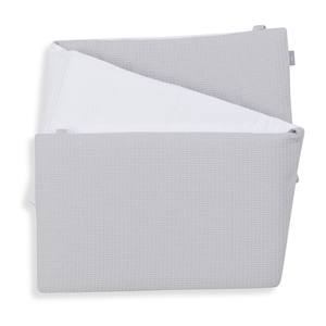 โมด์ ASTRID/VIGGO ผ้าปูเตียงเด็ก 45x185x3 ซม. สีเทา ผ้าปูเตียงทอเนื้อแน่น - Product Image 1