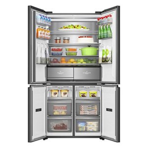 Refrigerador Hisense Multipuertas 91.1x60x190cm Total No Frost Negro Cristal Clase E Cuatro Puertas - Product Image 2