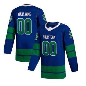 Nouvel arrivage de jonquilles maillot de hockey sur glace sublimé de haute qualité uniforme tenue d'entraînement respirante ourlet élastique personnalisable - Product Image 4