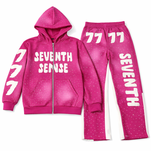 Conjuntos de Chándal de Invierno para Hombre, Estilo Streetwear, Lavado Ácido, 100% Algodón, Cortavientos, Ecológicos, Personalizables, 260 g/m², Corte Regular - Product Image 6